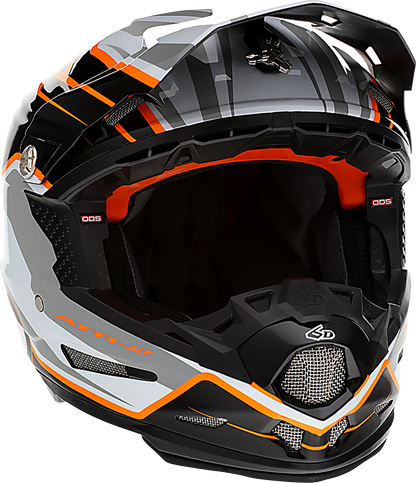6D HELMETS ATR-2 Helmet - Phase - White/Orange - Small 12-2825