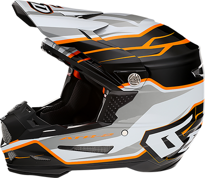 6D HELMETS ATR-2 Helmet - Phase - White/Orange - Small 12-2825