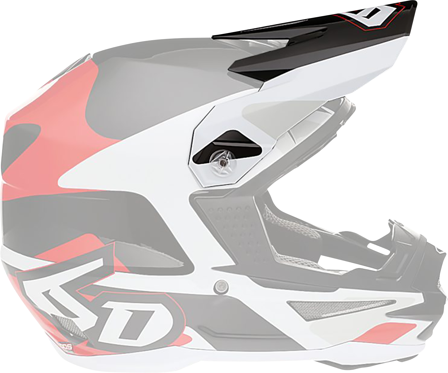 6D HELMETS ATR-1 Visor - Apex - Red 72-3730
