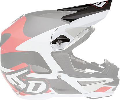 6D HELMETS ATR-1 Visor - Apex - Red 72-3730