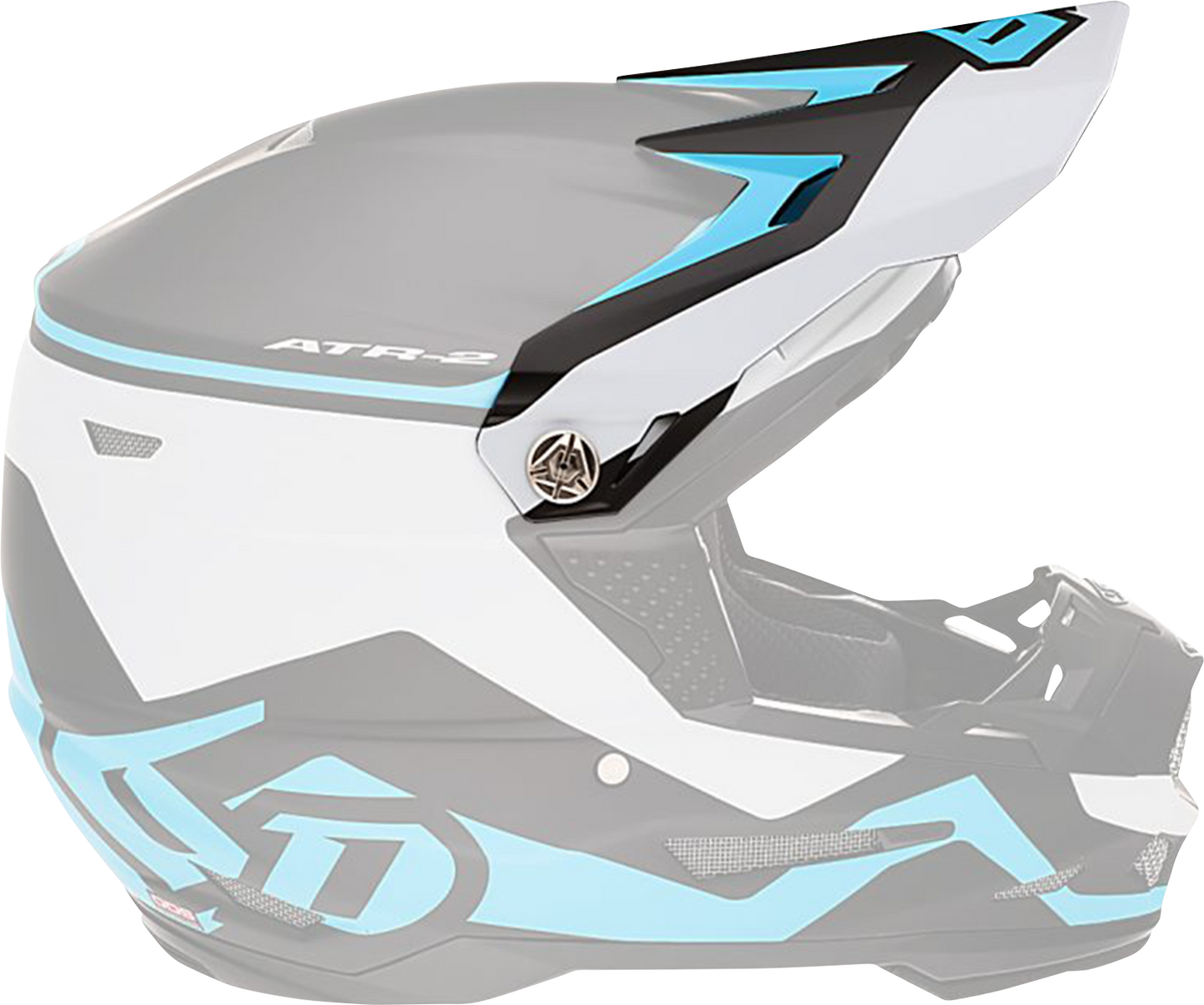 6D HELMETS ATR-2Y Visor - Drive - Cyan 72-4130