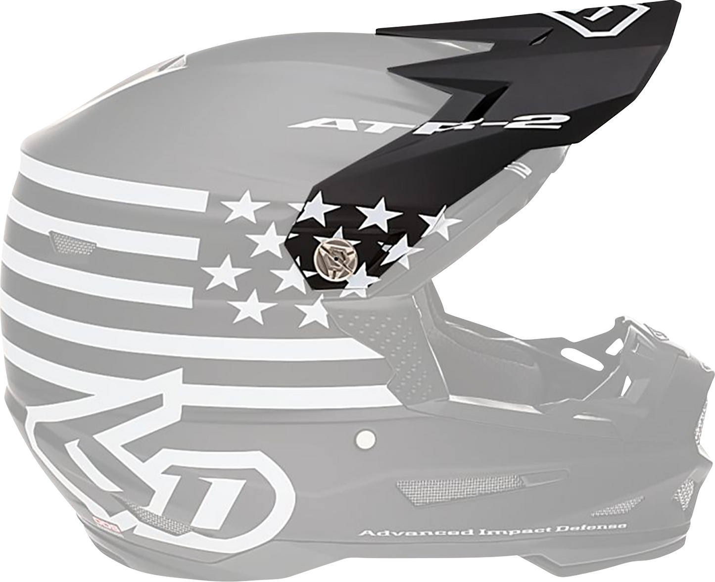 6D HELMETS ATR-2 Visor - Tactical - Black 72-6107