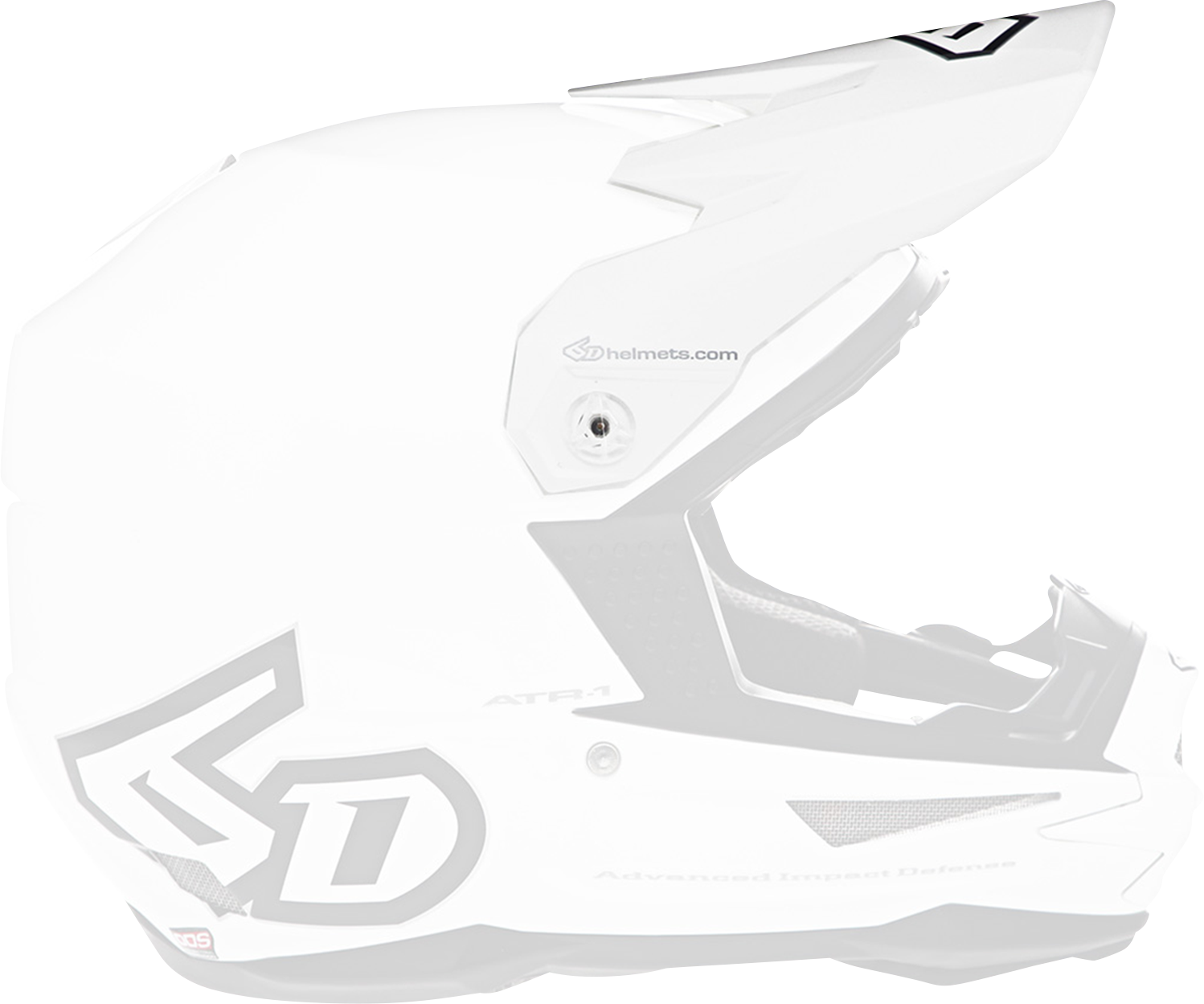 6D HELMETS ATR-1 Visor - White 72-3111