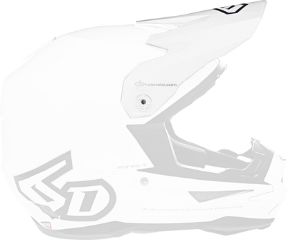 6D HELMETS ATR-1 Visor - White 72-3111