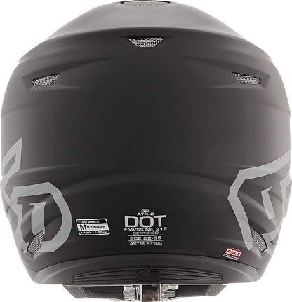6D HELMETS ATR-2 Helmet - Matte Black - XS 12-0504