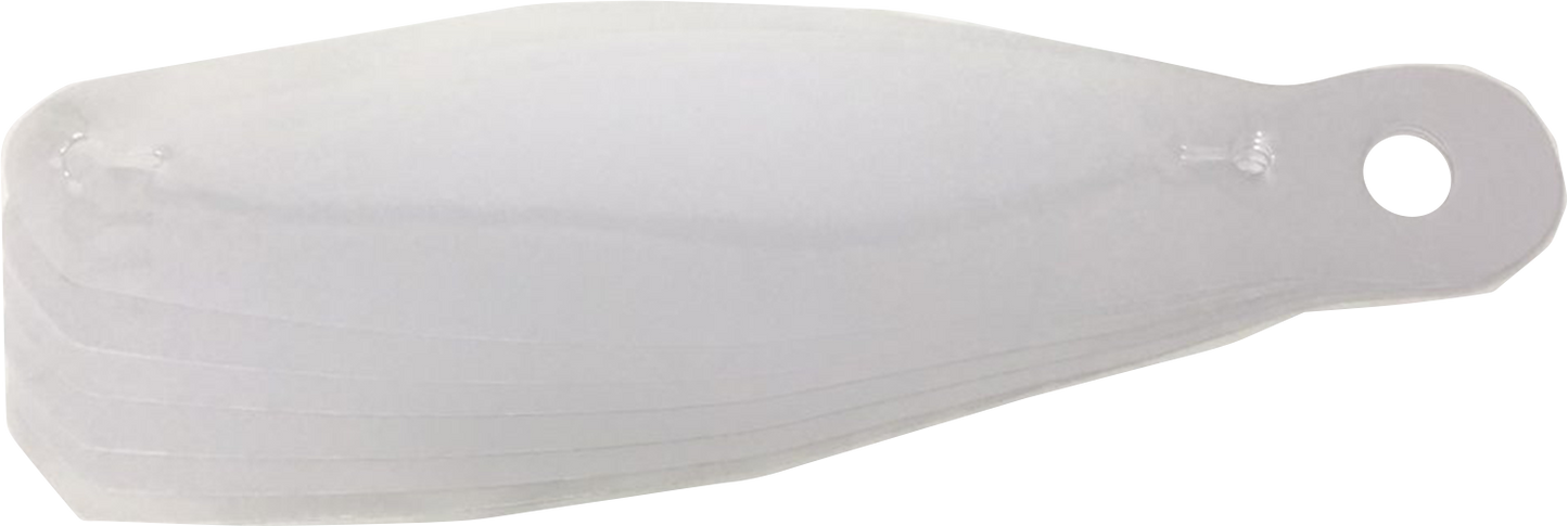 6D HELMETS ATS-1R Tear-Offs - 5 mm Road Race - 10 Pack 83-5010