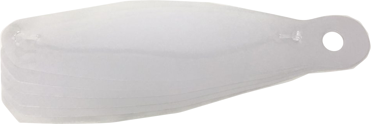 6D HELMETS ATS-1R Tear-Offs - 5 mm Road Race - 10 Pack 83-5010