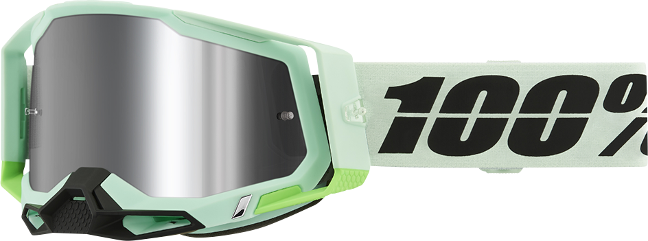 100% Racecraft 2 Goggle - Palomar - Silver Flash Mirror Lens 50010-00025