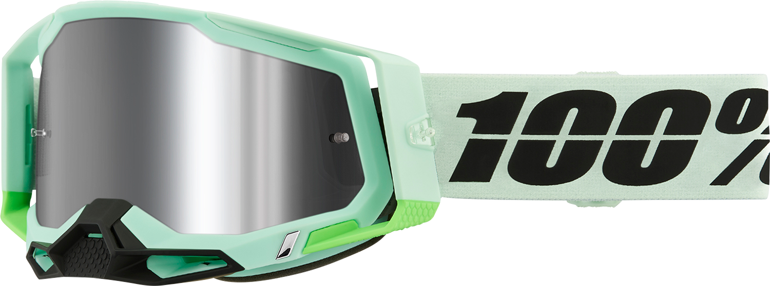 100% Racecraft 2 Goggle - Palomar - Silver Flash Mirror Lens 50010-00025