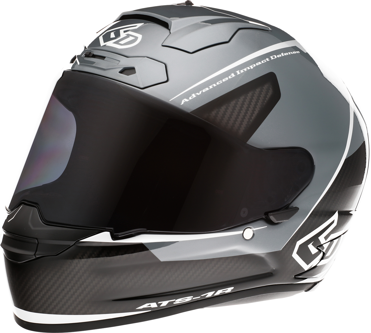 6D HELMETS ATS-1R Helmet - Alpha - Silver - Small 30-0585