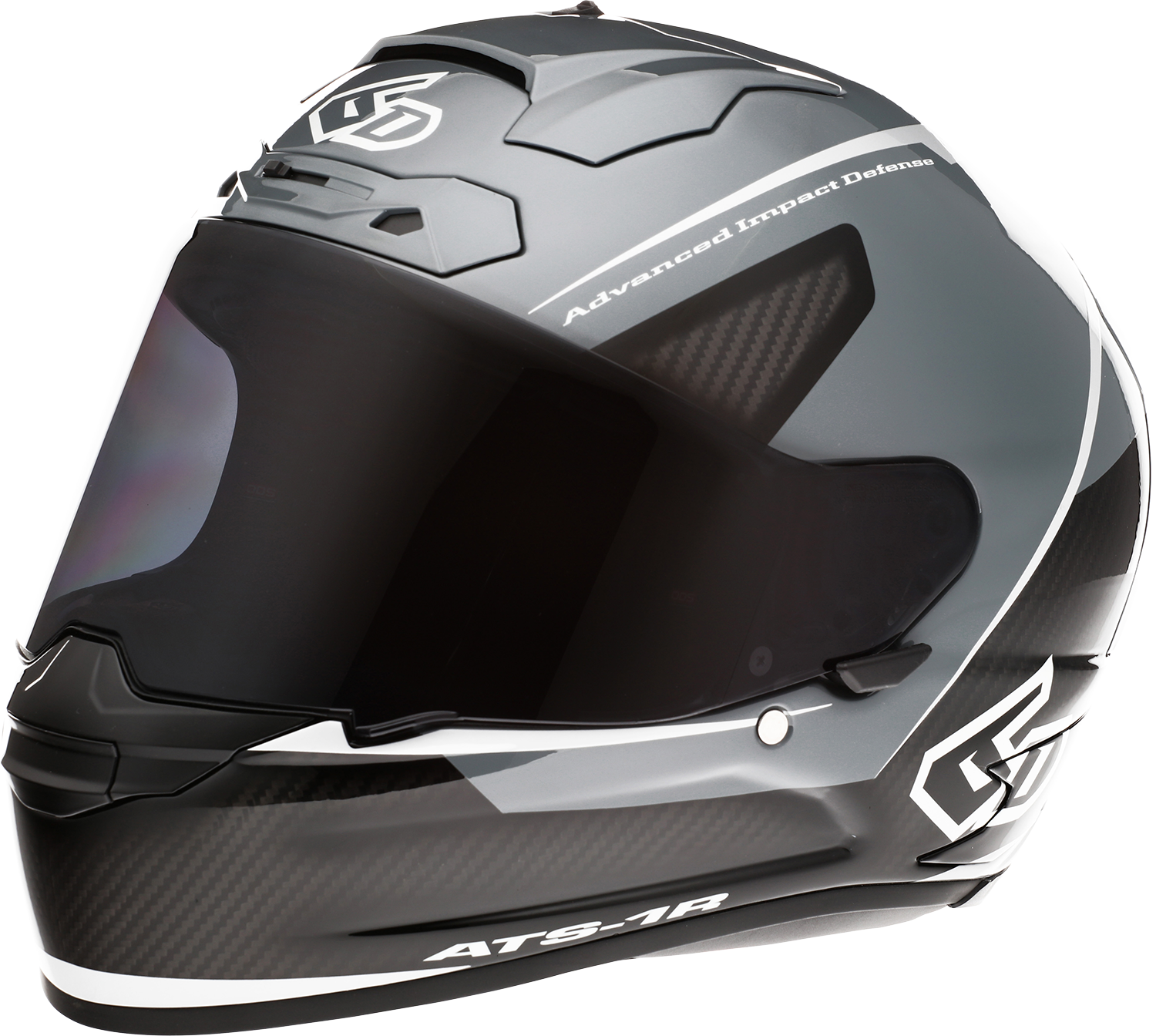 6D HELMETS ATS-1R Helmet - Alpha - Silver - Small 30-0585