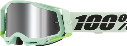 100% Racecraft 2 Goggle - Palomar - Silver Flash Mirror Lens 50010-00025