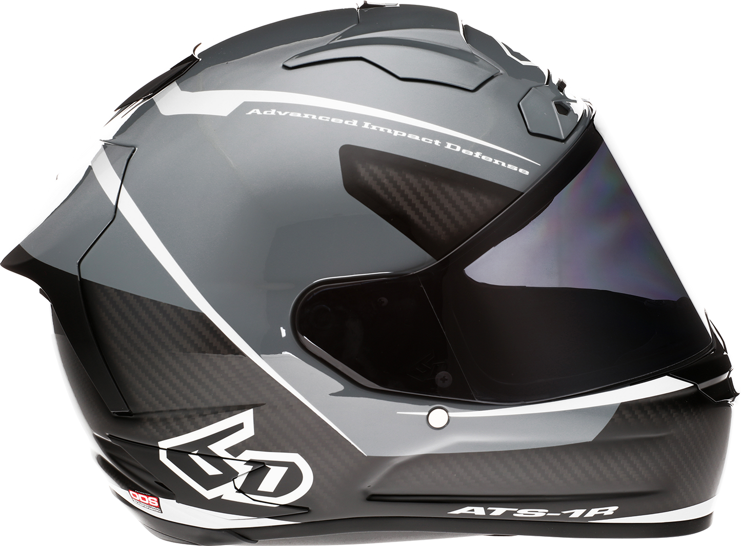 6D HELMETS ATS-1R Helmet - Alpha - Silver - Small 30-0585