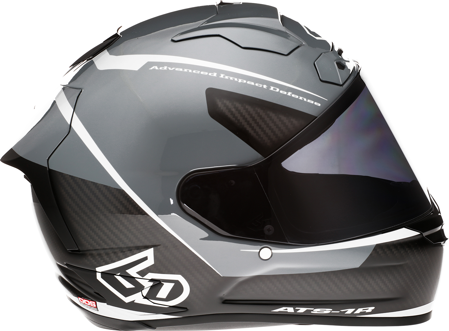 6D HELMETS ATS-1R Helmet - Alpha - Silver - Small 30-0585