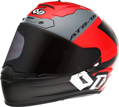 6D HELMETS ATS-1R Helmet - Wyman - Red/Gray - Small 30-0735