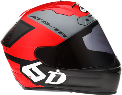 6D HELMETS ATS-1R Helmet - Wyman - Red/Gray - Small 30-0735