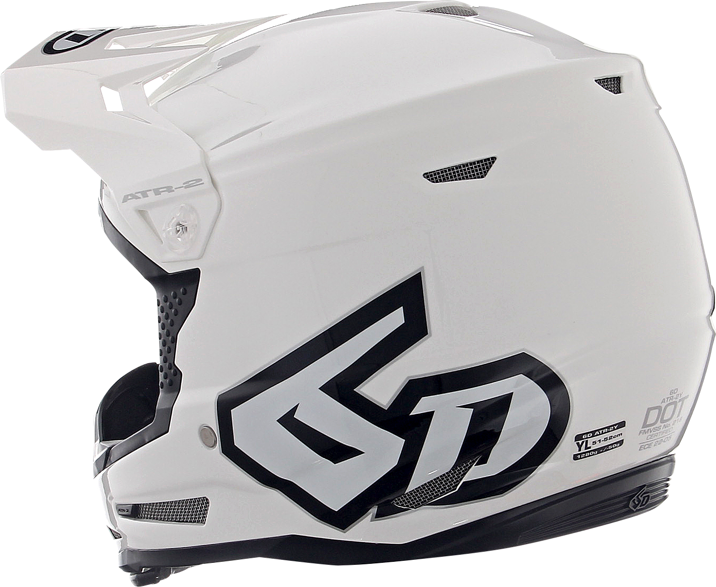 6D HELMETS ATR-2Y Helmet - Gloss White - Small 11-5610