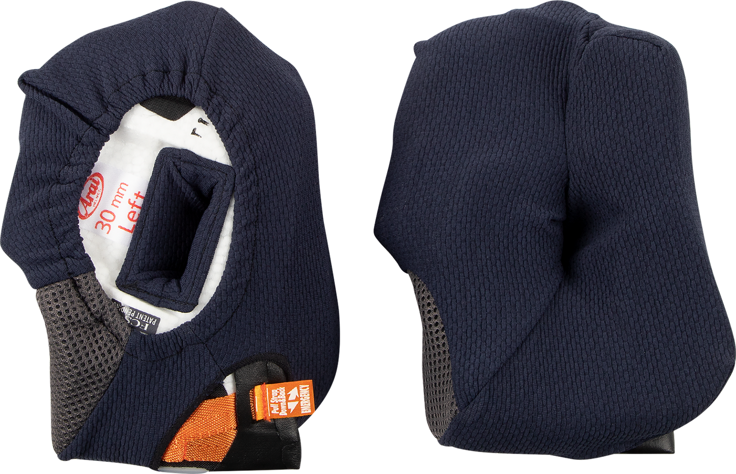 ARAI HELMETS Corsair-X/Quantum-X/Signet-X Cheek Pads - 30 mm 05-5701