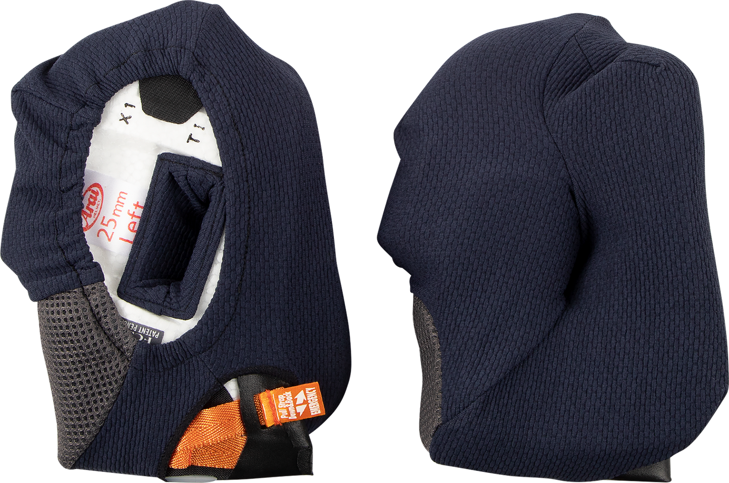 ARAI HELMETS Corsair-X/Quantum-X/Signet-X Cheek Pads - 25 mm 05-5700