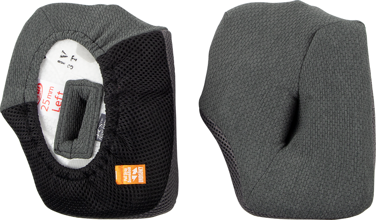ARAI HELMETS VX-Pro4 Cheek Pads - Gray - 25 mm 05-5418