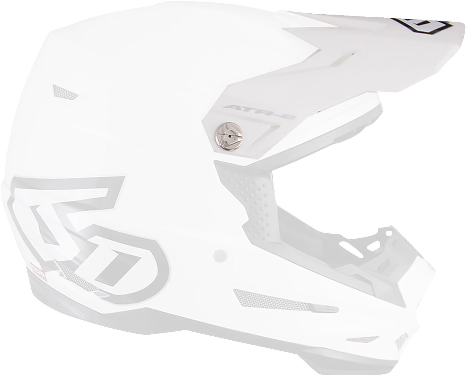 6D HELMETS ATR-2Y Visor - Gloss White 72-4115