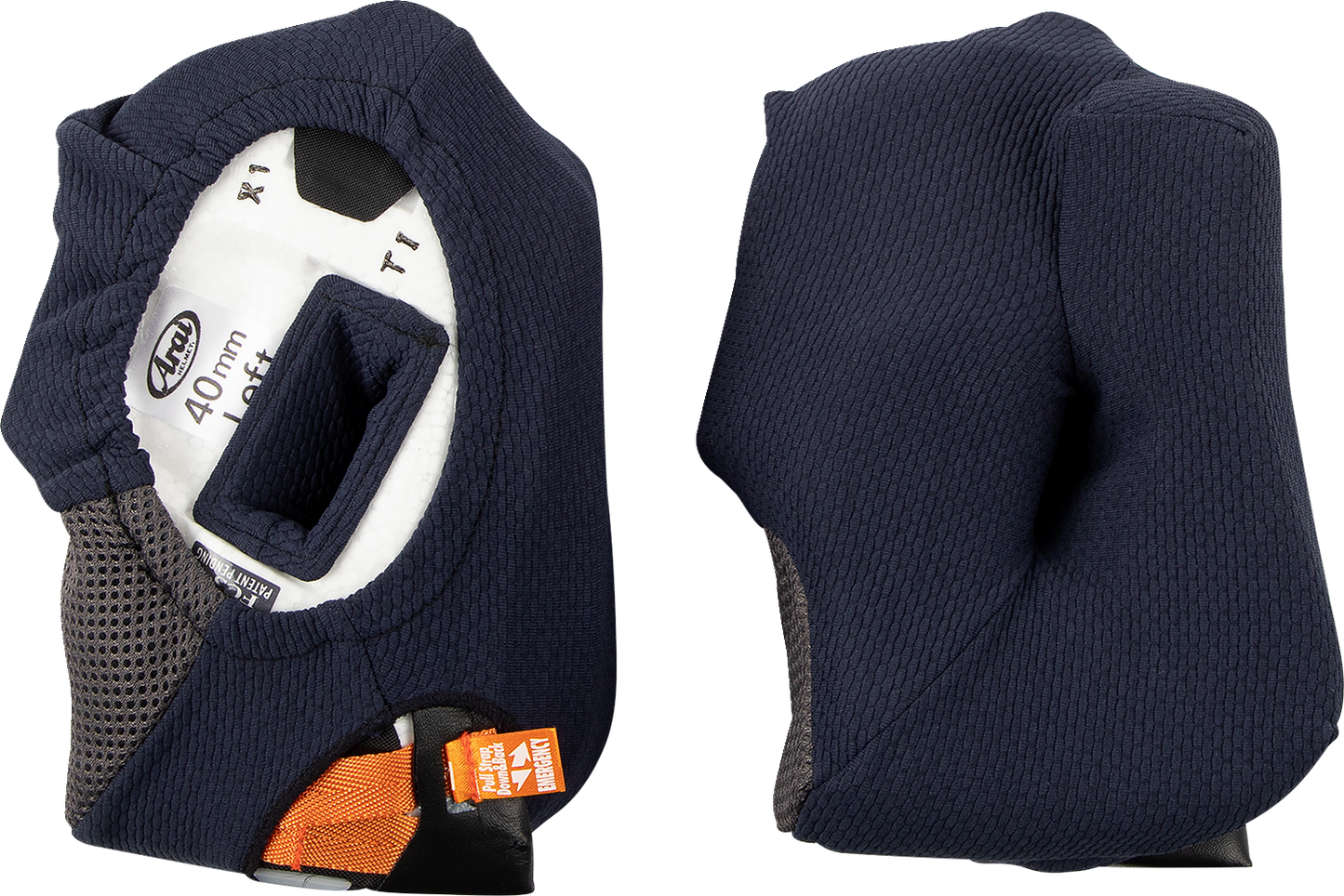 ARAI HELMETS Corsair-X/Quantum-X/Signet-X Cheek Pads - 40 mm 05-5703