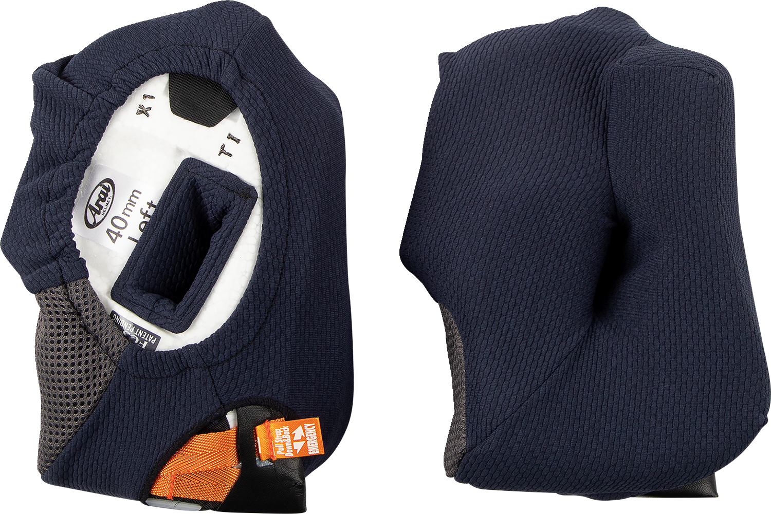 ARAI HELMETS Corsair-X/Quantum-X/Signet-X Cheek Pads - 40 mm 05-5703