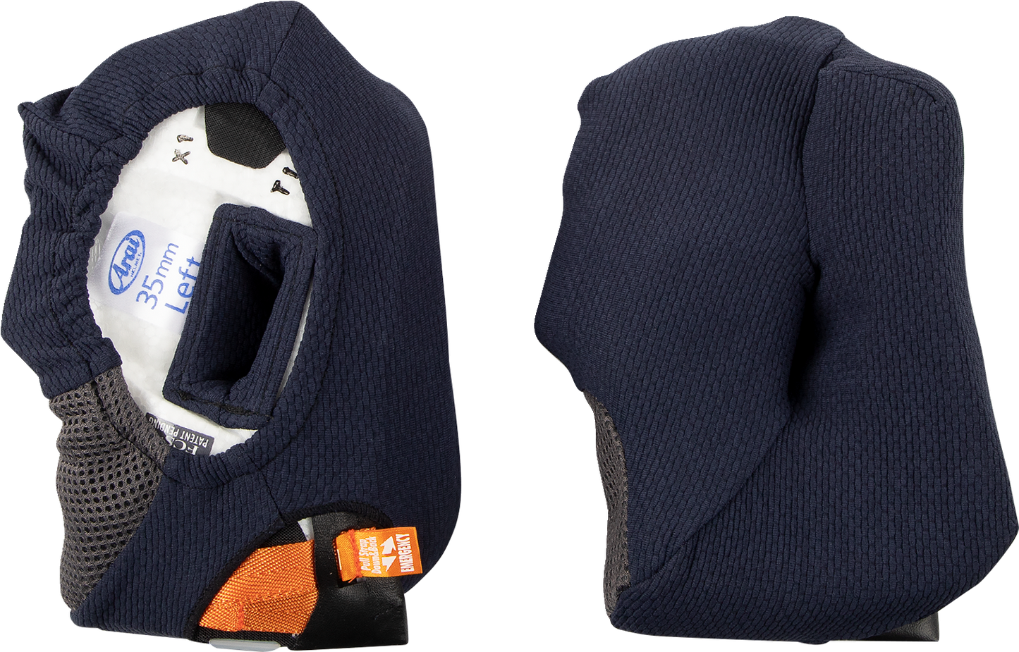 ARAI HELMETS Corsair-X/Quantum-X/Signet-X Cheek Pads - 35 mm 05-5702