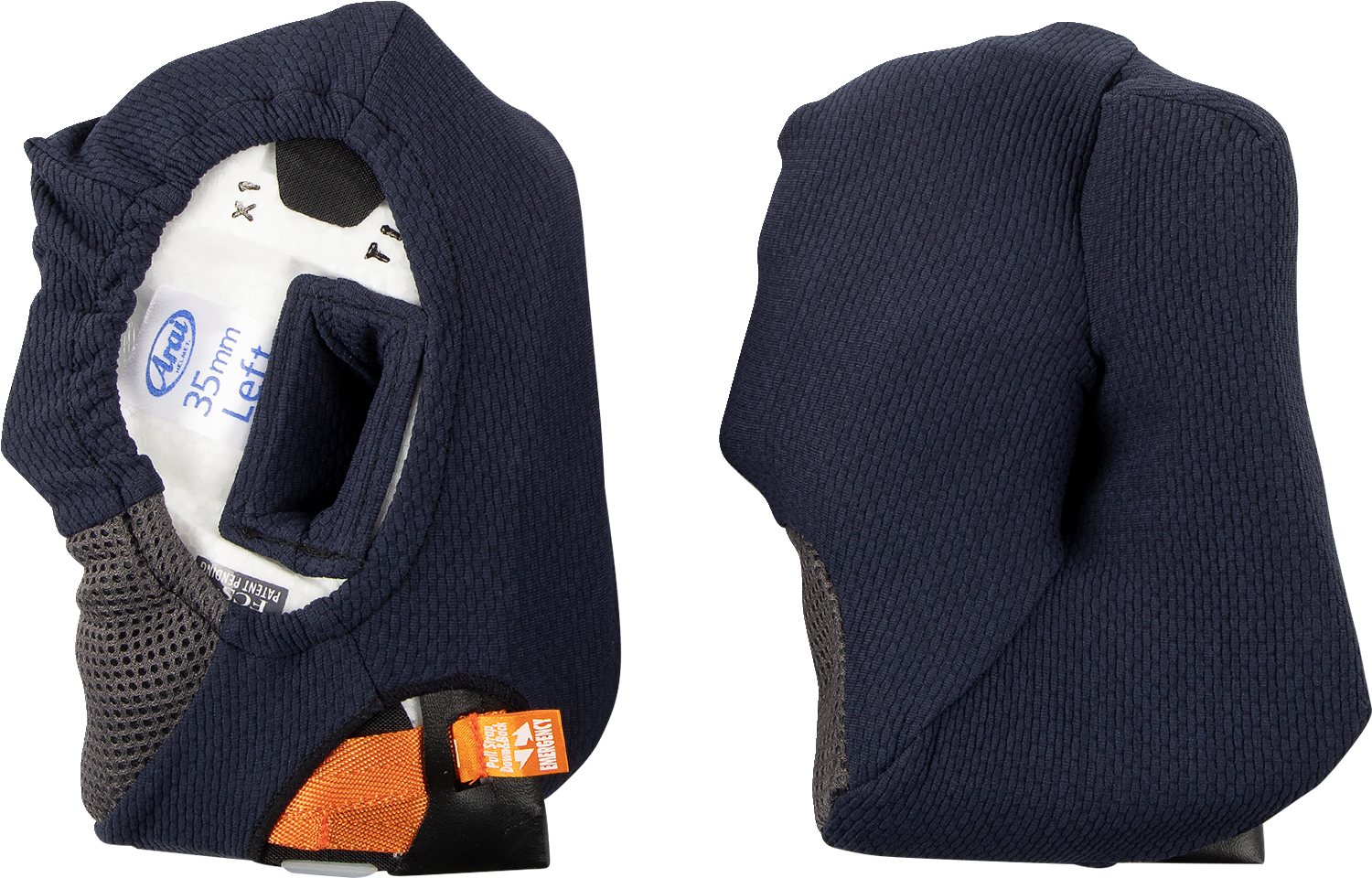 ARAI HELMETS Corsair-X/Quantum-X/Signet-X Cheek Pads - 35 mm 05-5702