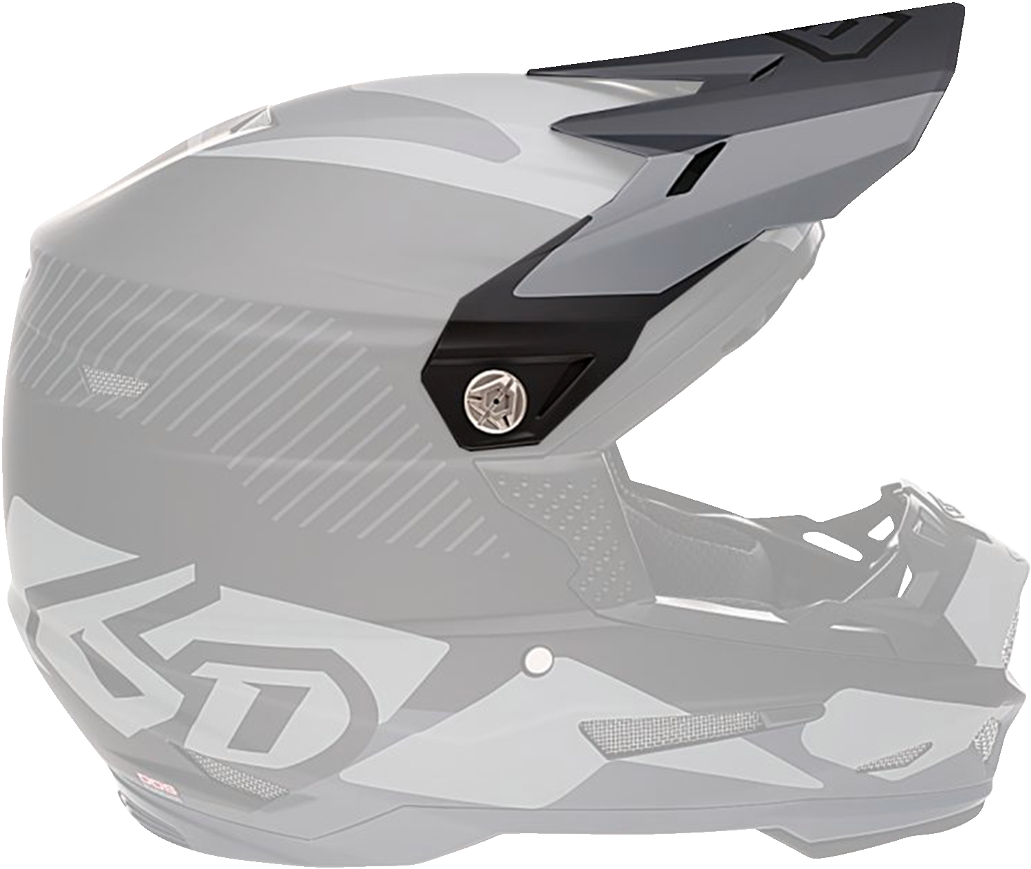 6D HELMETS ATR-2Y Visor - Fusion - Black 72-4132