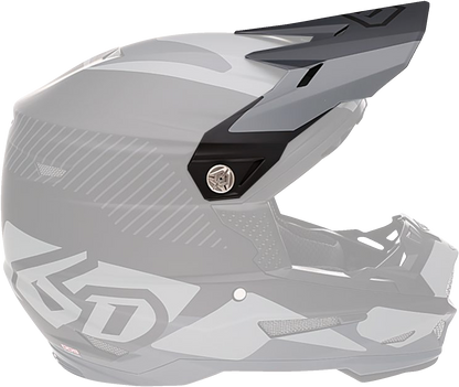 6D HELMETS ATR-2Y Visor - Fusion - Black 72-4132