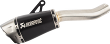 AKRAPOVIC Slip-on Series Muffler - Titanium - Black S-K10SO29-ASZTBL