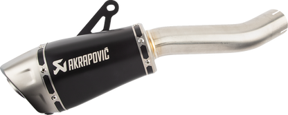 AKRAPOVIC Slip-on Series Muffler - Titanium - Black S-K10SO29-ASZTBL