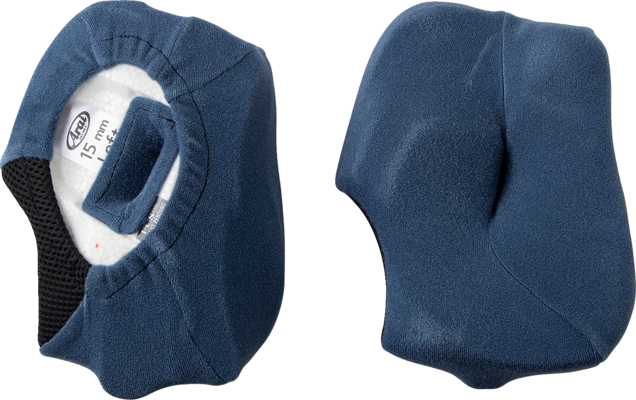 ARAI HELMETS Regent-X Cheek Pads - 15 mm 055717