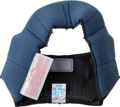 ARAI HELMETS Regent-X Interior Pad - EP III - 10 mm 075850