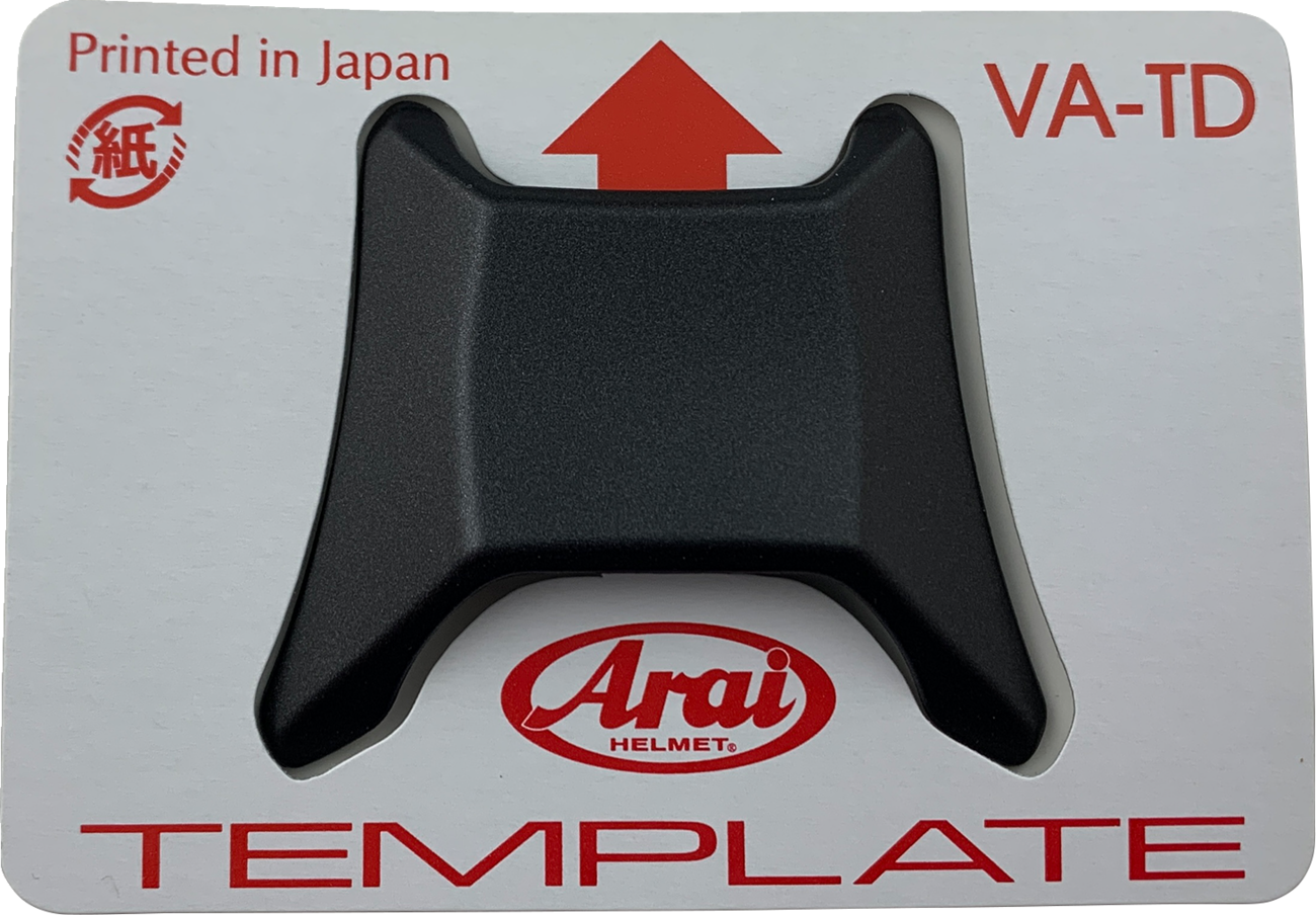 ARAI HELMETS VX-Pro4 Top-Duct - Center Front - Black Frost 105346