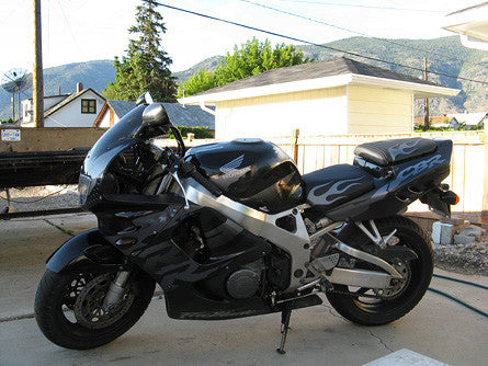 LUIMOTO (Flame) Rider Seat Covers for the HONDA CBR900RR (92-99)