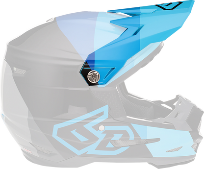 6D HELMETS ATR-2 Visor - Range - Blue 72-6109