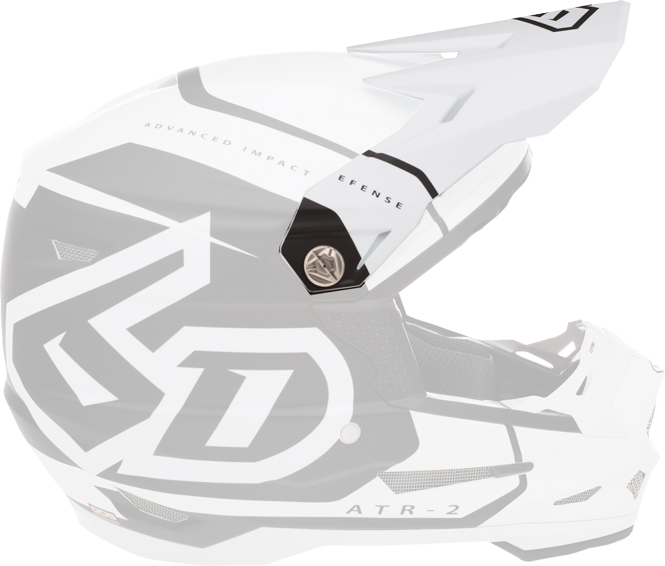 6D HELMETS ATR-2 Visor - Torque - White 72-6113