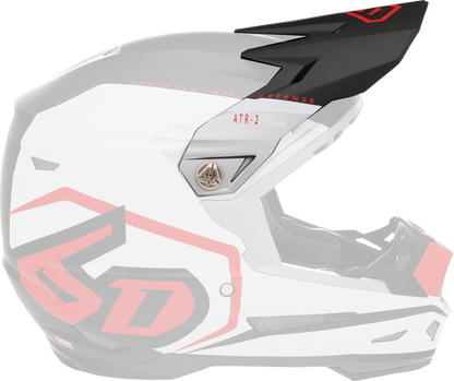 6D HELMETS ATR-2 Visor - Delta - Red 72-6121