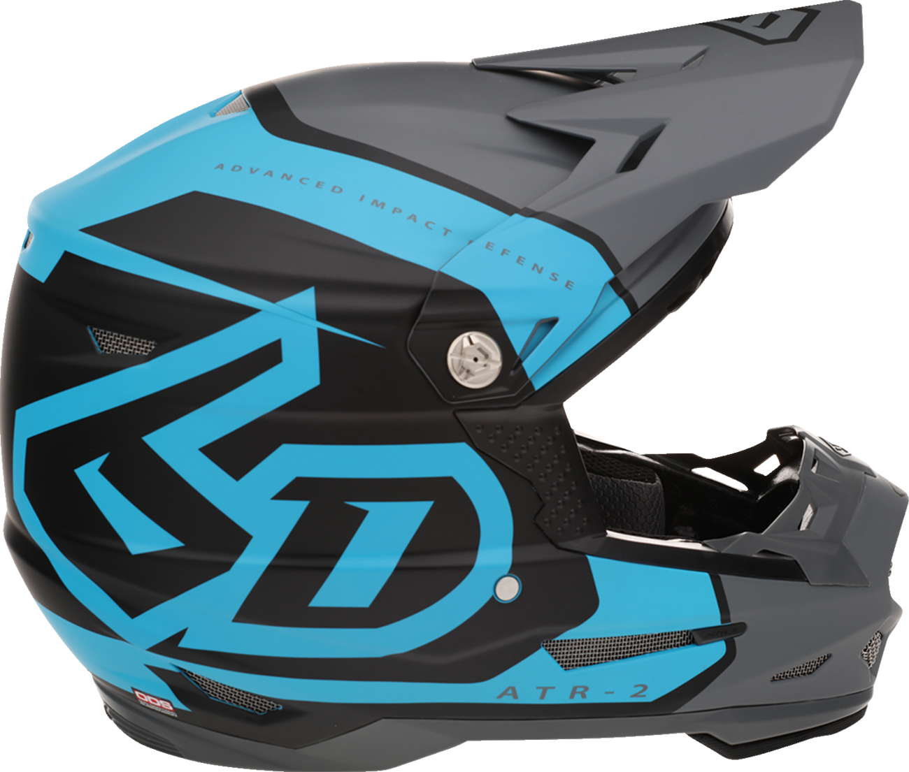 6D HELMETS ATR-2 Helmet - Torque - Cyan/Gray - Small 12-3235