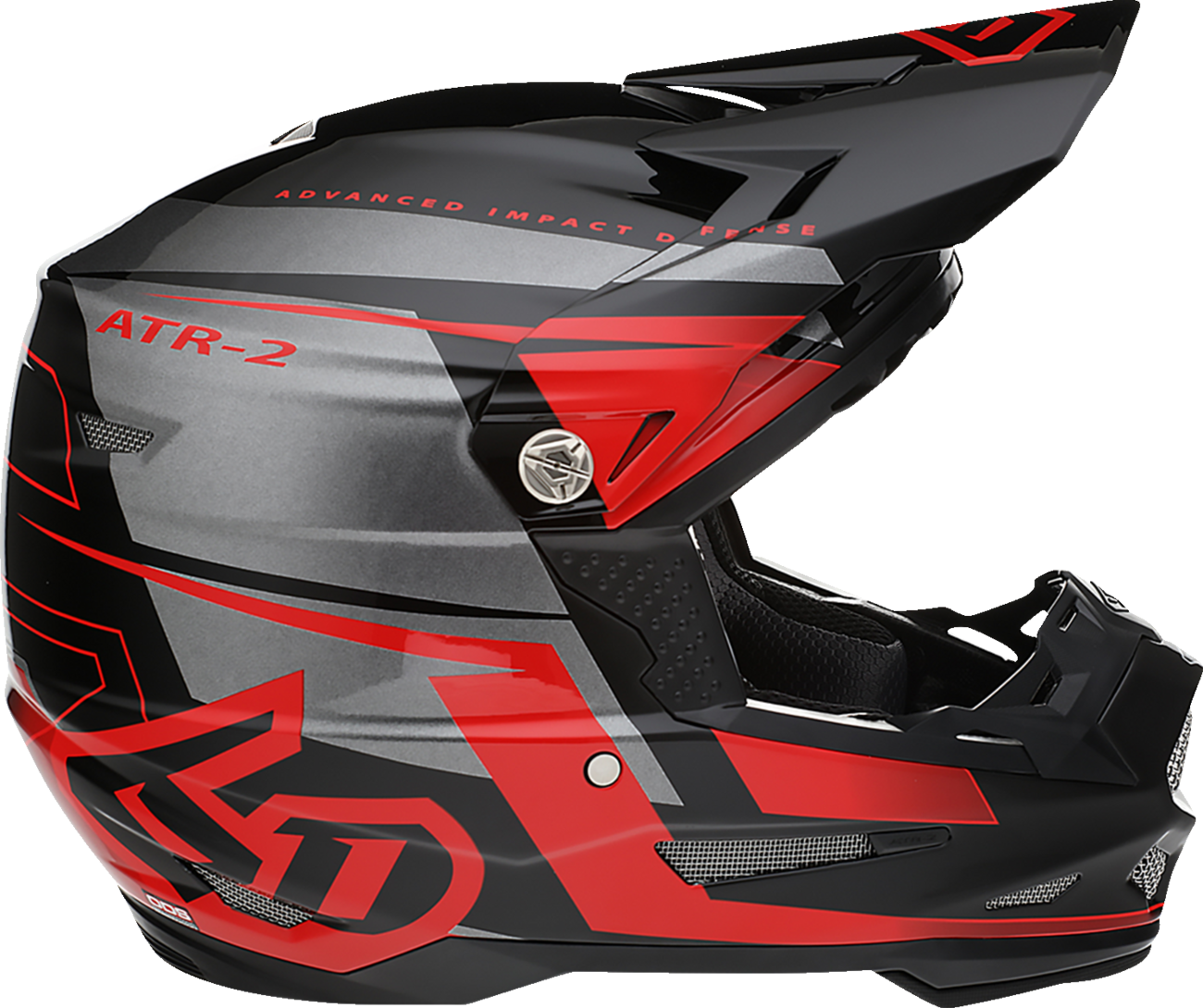 6D HELMETS ATR-2 Helmet - Mach - Red/Gray/Black - XS 12-3324