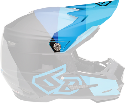 6D HELMETS ATR-2Y Visor - Range - Blue 72-4138