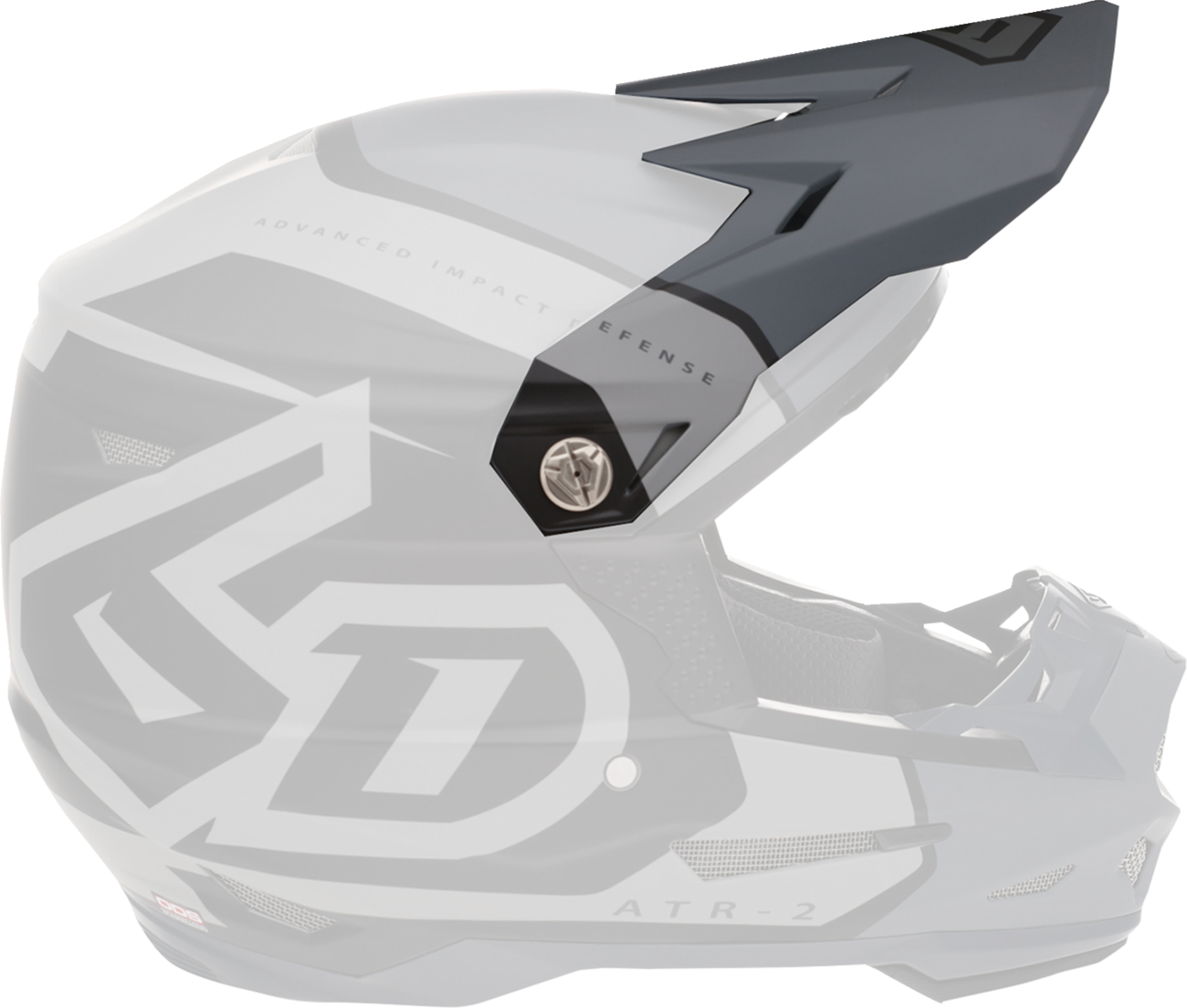 6D HELMETS ATR-2Y Visor - Torque - Charcoal 72-4135