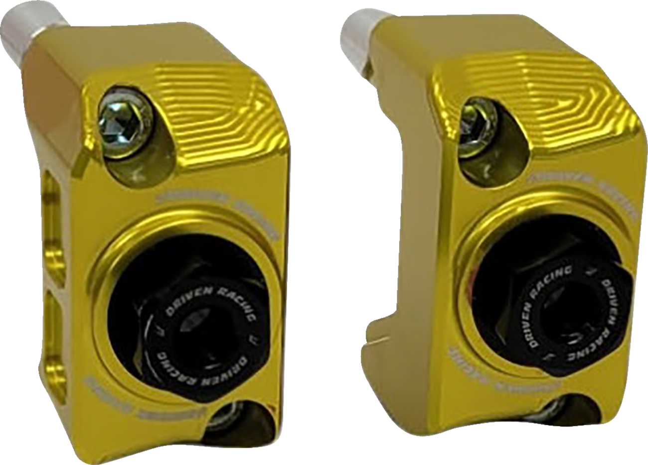 DRIVEN RACING Captive Axle Block - Gold - ZX4 DRCAX-205GD