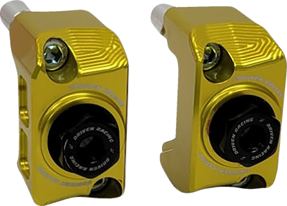 DRIVEN RACING Captive Axle Block - Gold - ZX4 DRCAX-205GD
