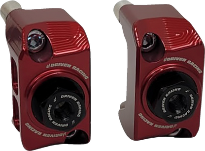 DRIVEN RACING Captive Axle Block - Red - ZX4 DRCAX-205RD