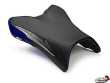 LUIMOTO (Raven Edition) Rider Seat Covers for the YAMAHA FZ1 (06-15)