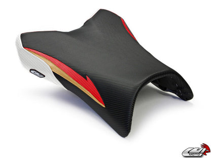 LUIMOTO (Raven Edition) Rider Seat Covers for the YAMAHA FZ1 (06-15)