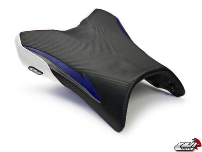 LUIMOTO (Raven Edition) Rider Seat Covers for the YAMAHA FZ1 (06-15)